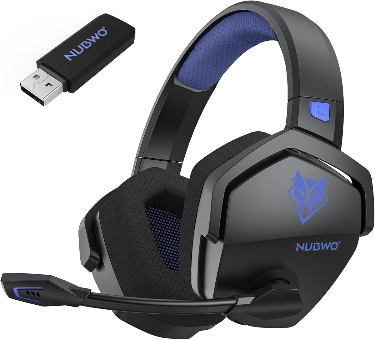 Casque Gaming Sans Fil NUBWO G06 Bleu - Autonomie 100 h