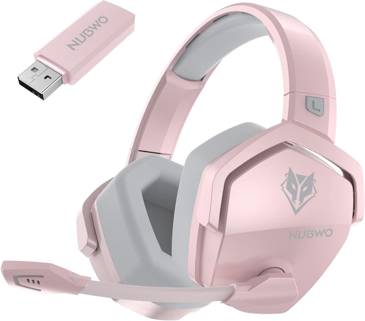 Casque gamer sans fil NUBWO G06 rose : cadeau idéal ados 12+