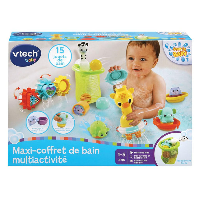 VTech Coffret de Bain 15 jouets dès 1 an – cadeau bébé