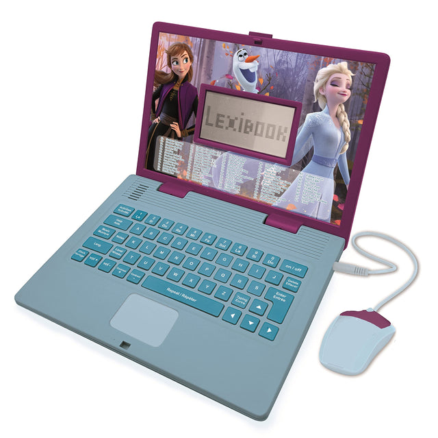 Ordinateur éducatif Lexibook La Reine des Neiges bilingue FR/EN