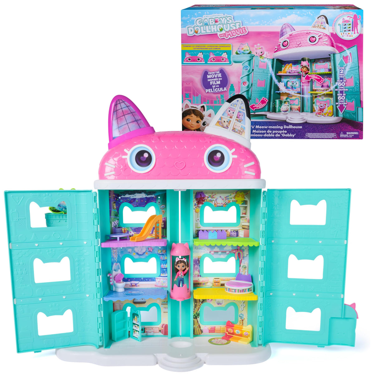 Maison de poupée Gabby 60 cm avec figurine : idée cadeau enfant