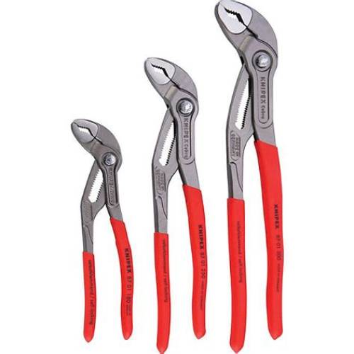Knipex – Coffret de 3 Pinces Professionnelles Cobra Multiprise et Coupante