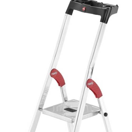 Hailo – Escabeau Aluminium 5 Marches L60 StandardLine Sécurité (150 kg)