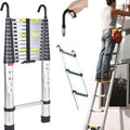 Woerther – Échelle Télescopique Aluminium Professionnelle 3.80M Stabilisateur