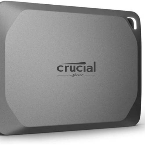 Crucial – X9 Pro SSD Externe Portable 2 To USB-C 3.2 (Jusqu'à 1050 Mo/s)