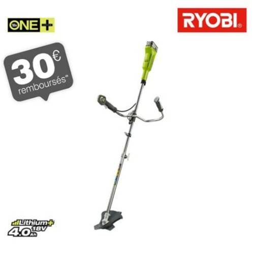 Ryobi – Coupe-Bordures et Débroussailleuse 18V ONE+ RBC18X20B4F (Batterie 4.0Ah)