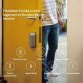 Yale – Serrure Connectée Linus Smart Lock Argent avec Pont Wi-Fi